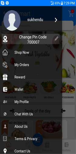 grocery shopping app development