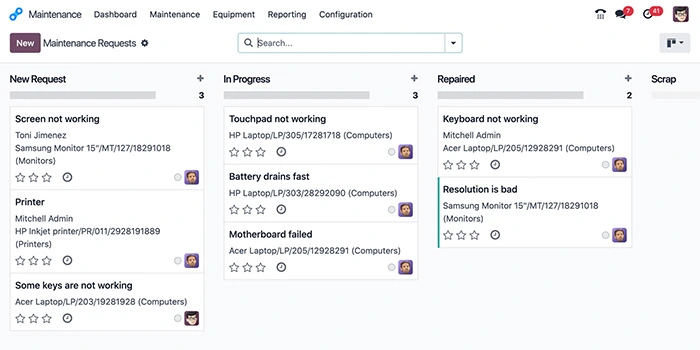 Odoo Maintenance